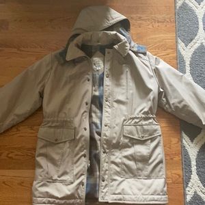 London Fog insulated coat with hood